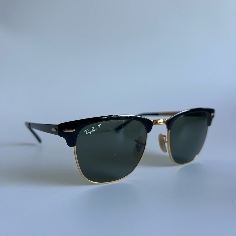Ray-Ban Clubmaster Classic Black and Gold Sunglasses